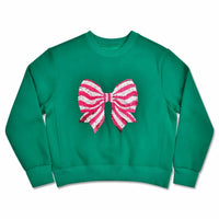 Iscream - Girl's Bow Sequins Sweatshirt