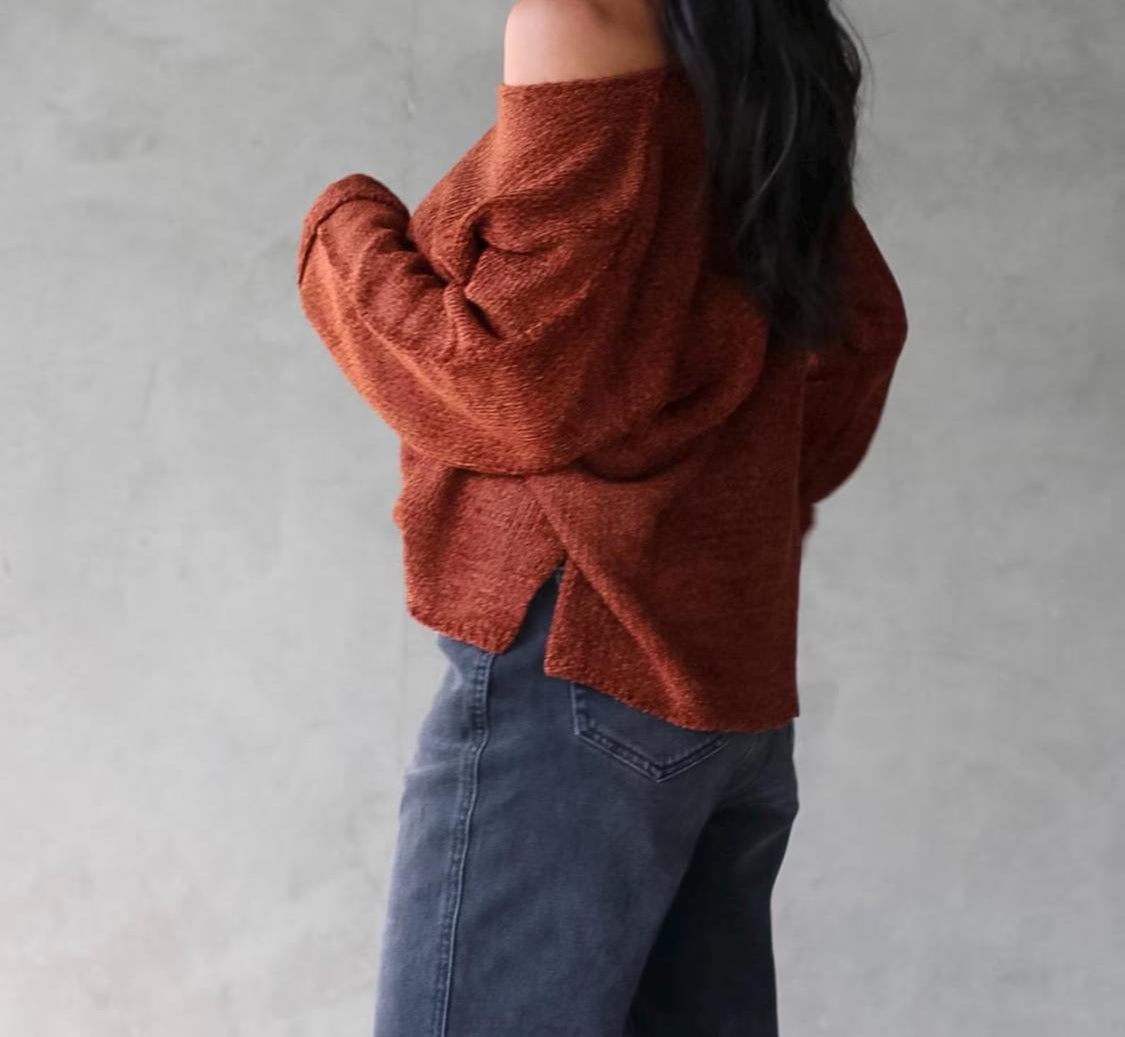 Island Tribe - Chenille Pullover Sweater