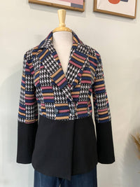 Isle By Melis Kozan - Peplum Plaid Jacket