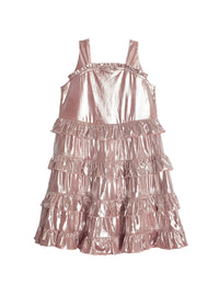 Isobella & Chloe - Girl Pink Shine Bright Dress - casual - clothing - dresses