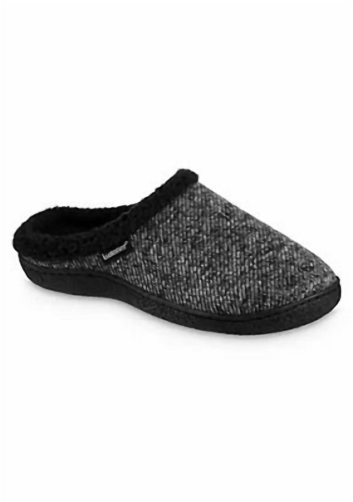 Isotoner - Men's Herringbone Harvey Comfort Slipper
