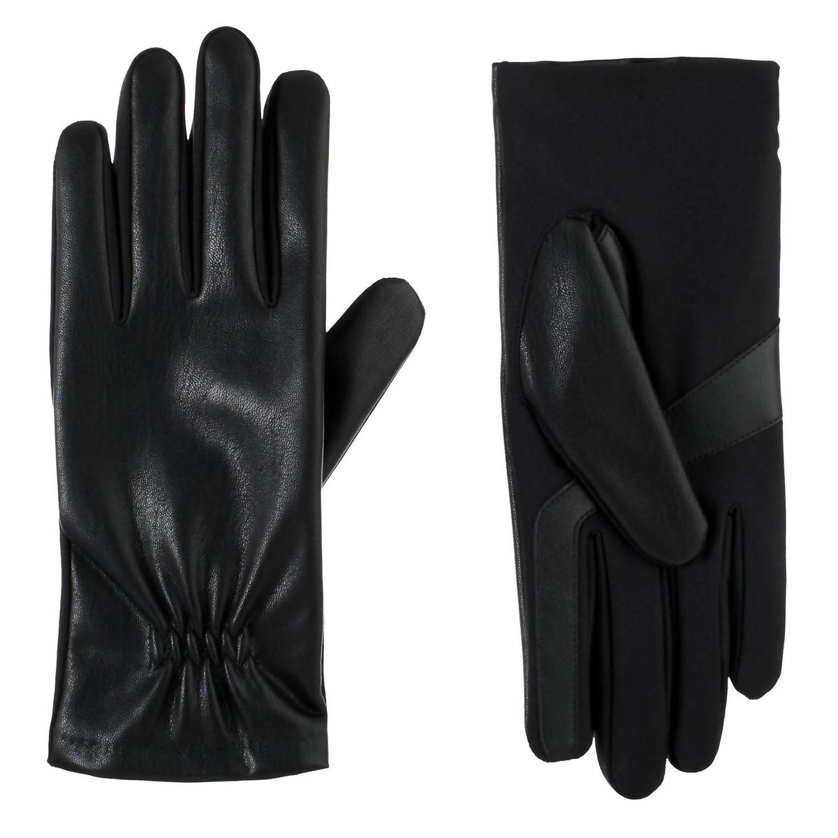 Isotoner - Women’s Lined Faux Leather Stretch Glove