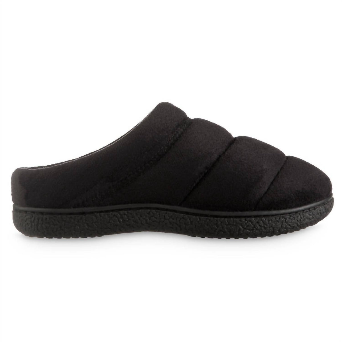 Isotoner - Women's Recycled Microsuede Puffer Clog Slipper