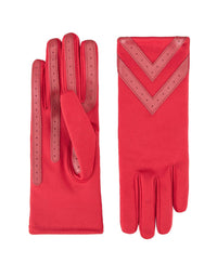 Isotoner - Women’s Smartdri Chevron Touchscreen Gloves
