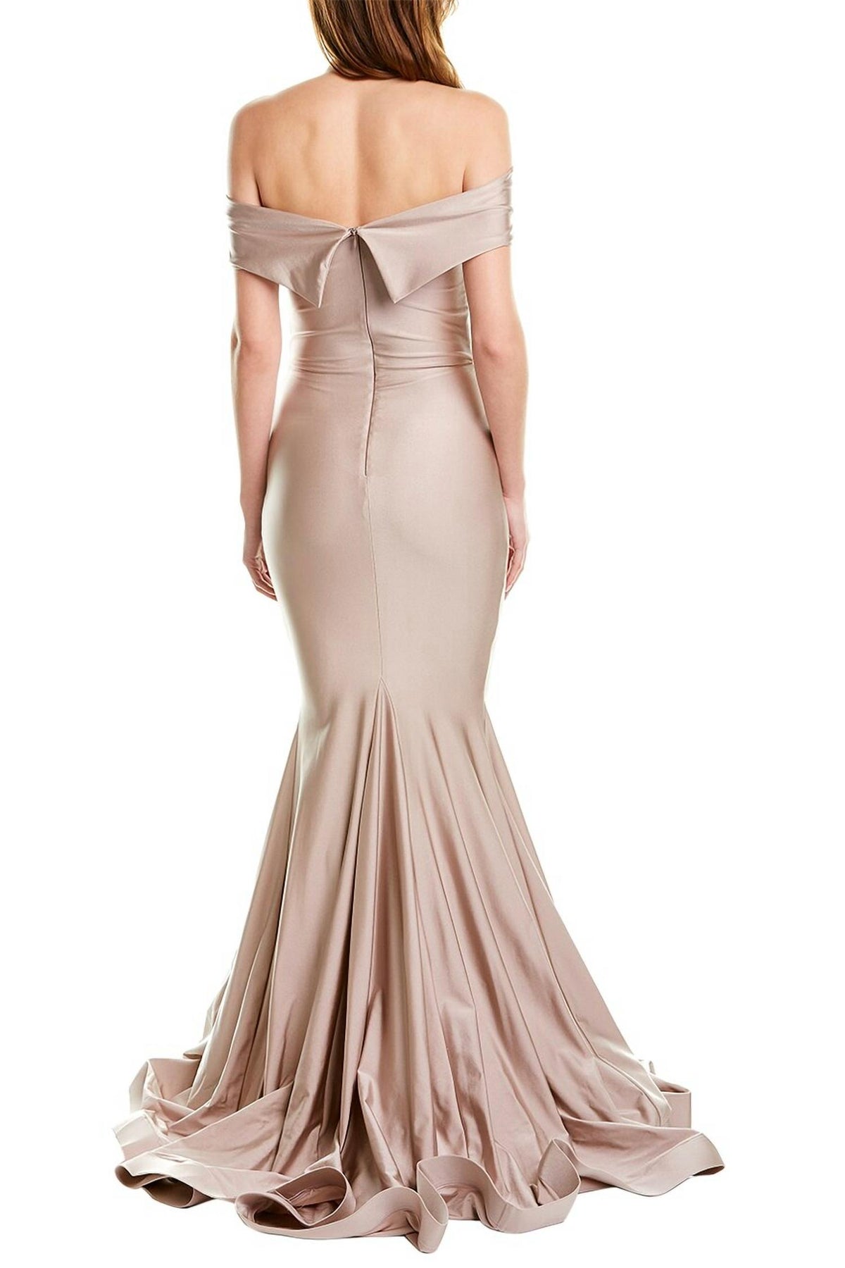 Classic Off the Shoulder Evening Gown
