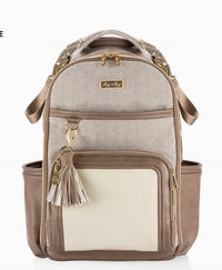 Itzy Ritzy - Vanilla Latte Boss Plus Backpack Diaper Bag