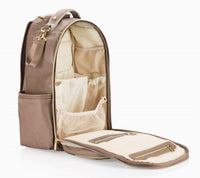 Itzy Ritzy - Vanilla Latte Boss Plus Backpack Diaper Bag