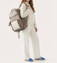 Itzy Ritzy - Vanilla Latte Boss Plus Backpack Diaper Bag