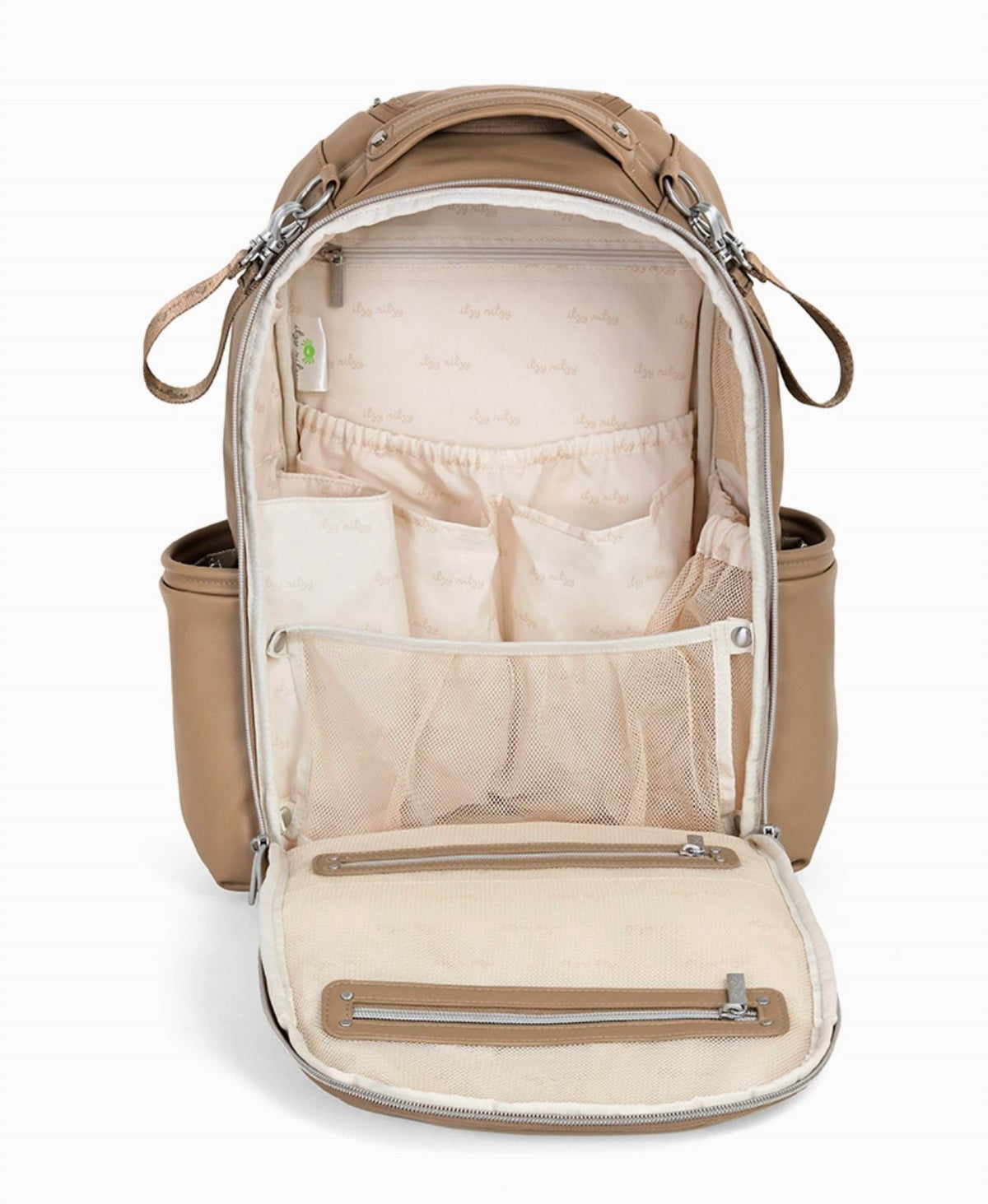 Itzy Ritzy - Vanilla Latte Boss Plus Backpack Diaper Bag
