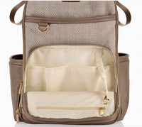 Itzy Ritzy - Vanilla Latte Boss Plus Backpack Diaper Bag