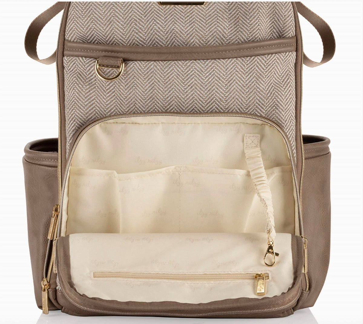 Itzy Ritzy - Vanilla Latte Boss Plus Backpack Diaper Bag
