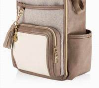 Itzy Ritzy - Vanilla Latte Boss Plus Backpack Diaper Bag