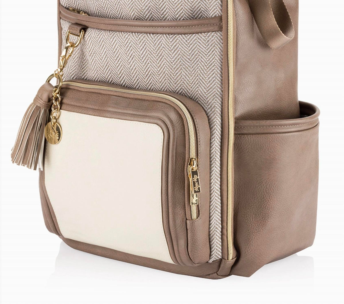 Itzy Ritzy - Vanilla Latte Boss Plus Backpack Diaper Bag