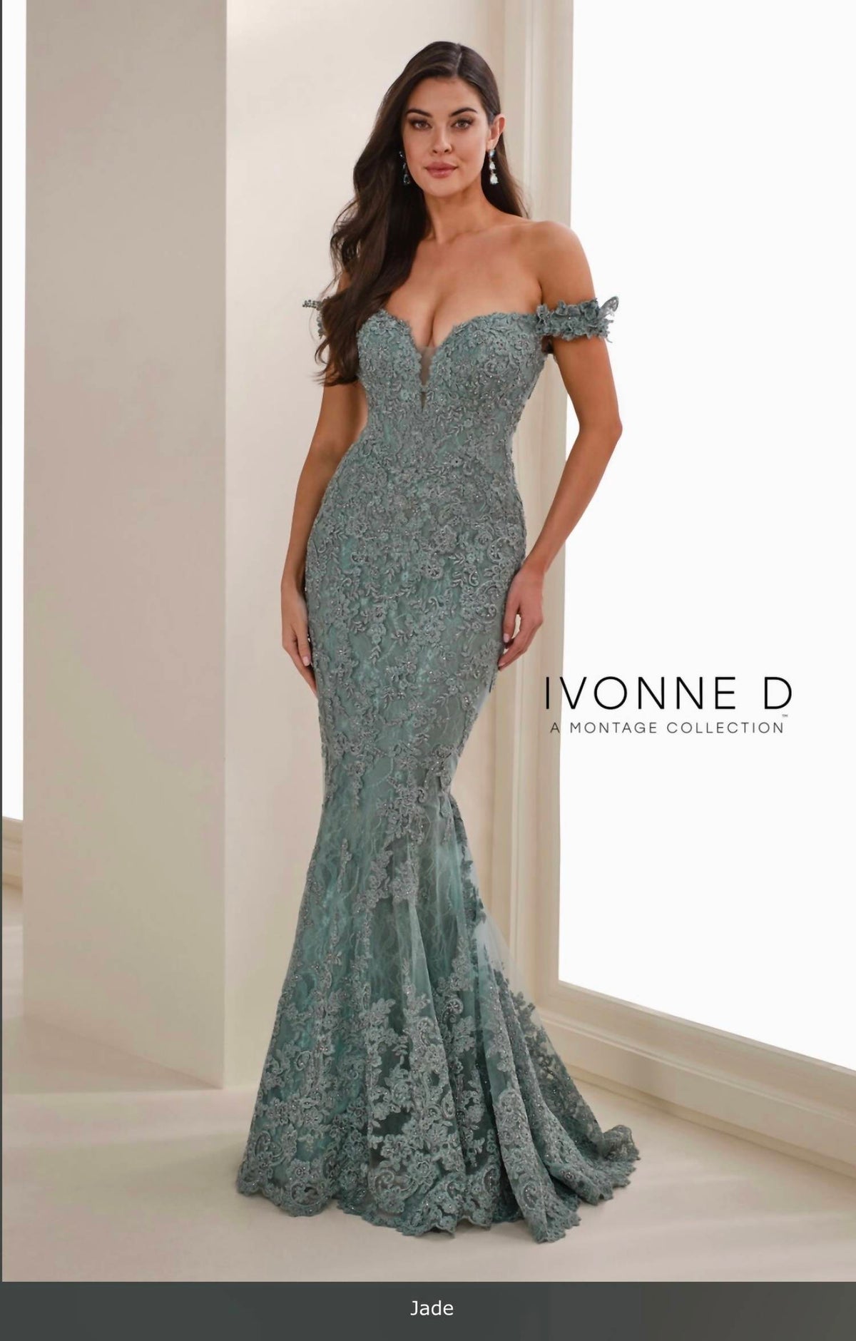 Ivonne D - Off-Shoulder Formal Gown