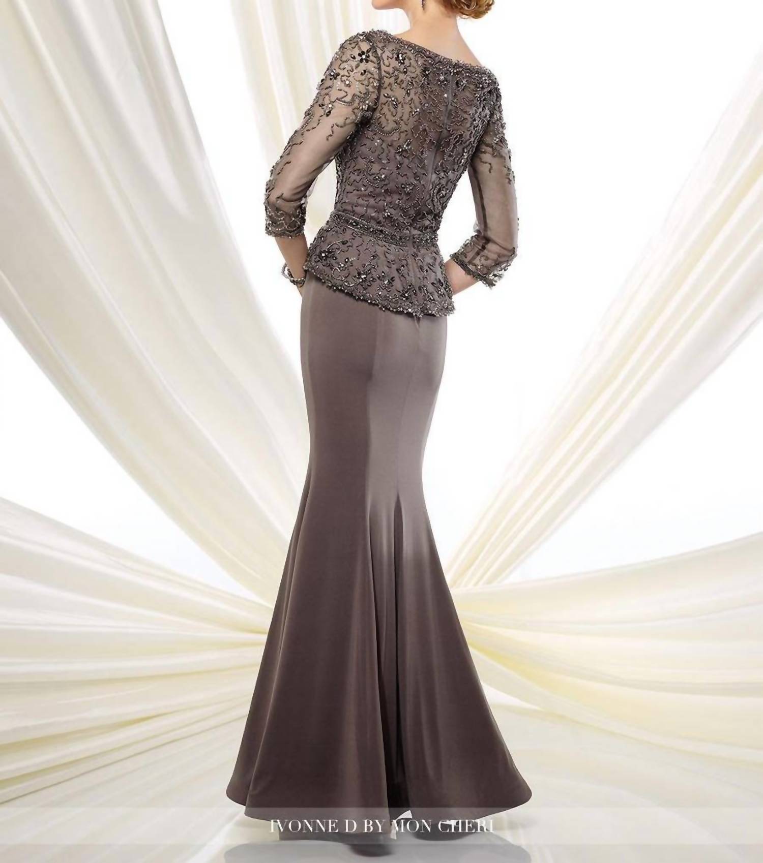 Ivonne D - Trumpet Dress - brown - clothing - dresses