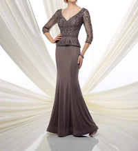 Ivonne D - Trumpet Dress - brown - clothing - dresses