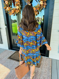 Ivy Jane - Bell Fleur Dress - blue - clothing - dresses