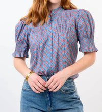 Ivy Jane - Block Floral Tuck Blouse