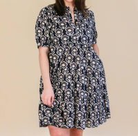 Ivy Jane - Budding Flowers Dress - black - clothing - collection:vacationdresses(Auto)