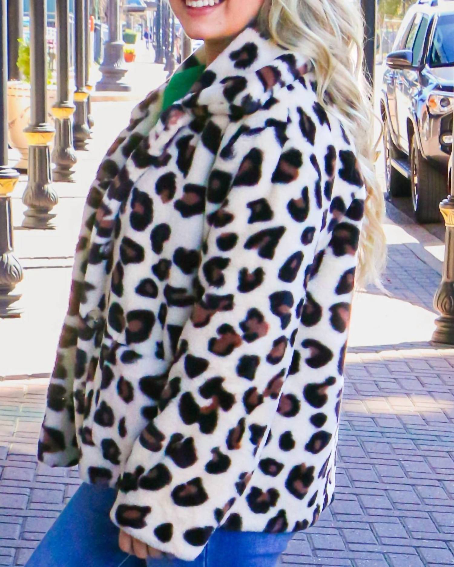 Ivy Jane - Chasing My Dreams Fur Jacket - animal - brown - clothing