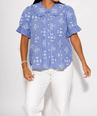 Ivy Jane - Ditsy poet top