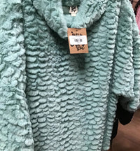 Ivy Jane - Feather Fur Popover - blouses - clothing - green