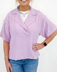 Ivy Jane - Folded Hem Popover Top
