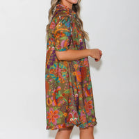 Ivy Jane - Mod Flair Corduroy Dress - brown - clothing - dresses