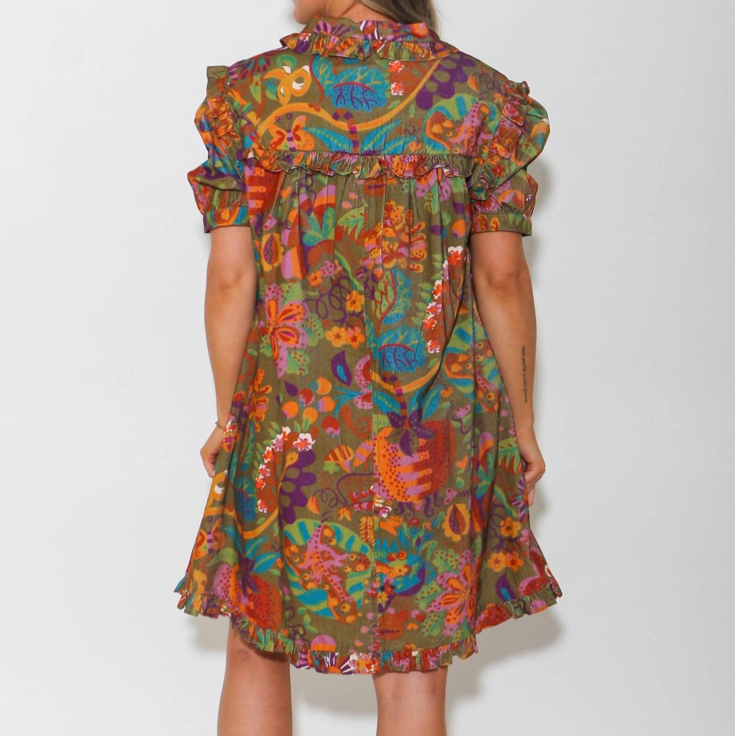 Ivy Jane - Mod Flair Corduroy Dress - brown - clothing - dresses