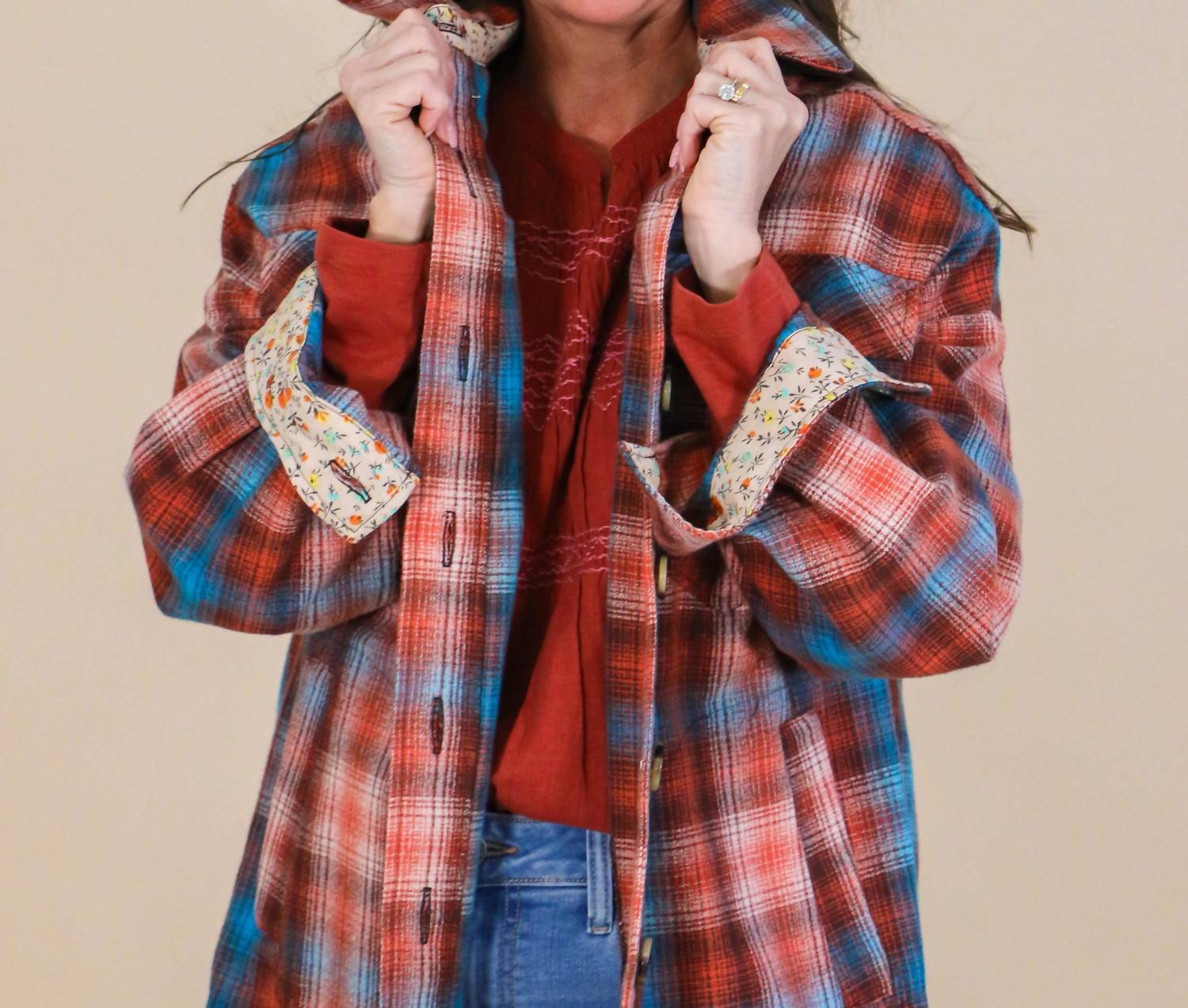 Ivy Jane - Plaid Shacket - casual - jacket - clothing - jackets