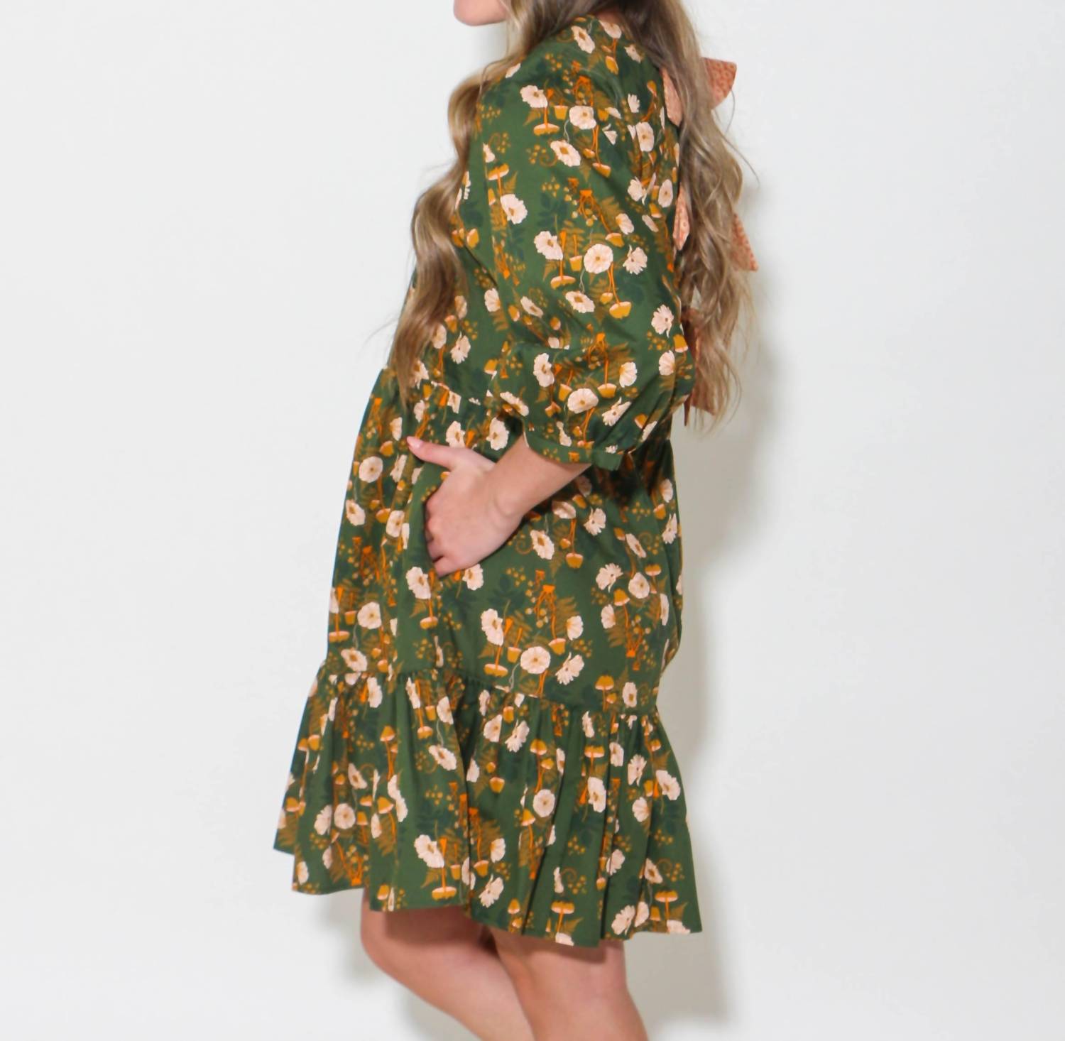 Ivy Jane - Three Bow Back Dress - clothing - dresses - green