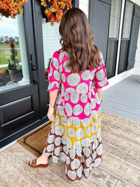 Ivy Jane - Tiered Spirals Dress - clothing - dresses - midi