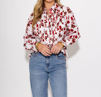 Ivy Jane - Tuxedo Gauze Top