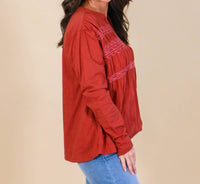 Ivy Jane - Wait For Me Top - blouses - brown - clothing