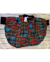 Ivy Jane - Women's Flannel Patchwork Poncho