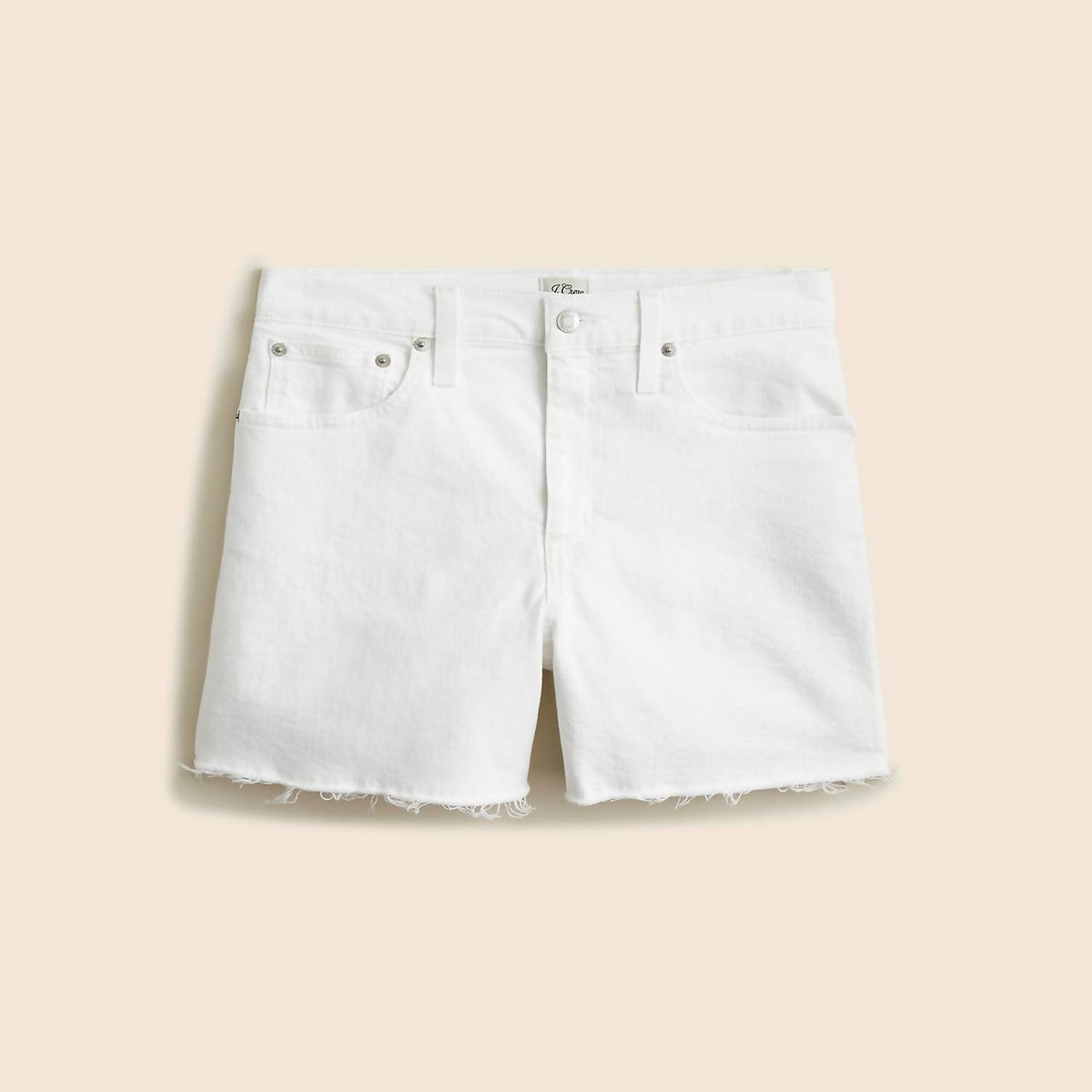 J.Crew - High-rise Raw Hem Denim Short