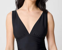 J.Crew - Ruched Plunge One-piece Swimsuit