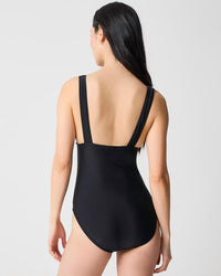 J.Crew - Ruched Plunge One-piece Swimsuit