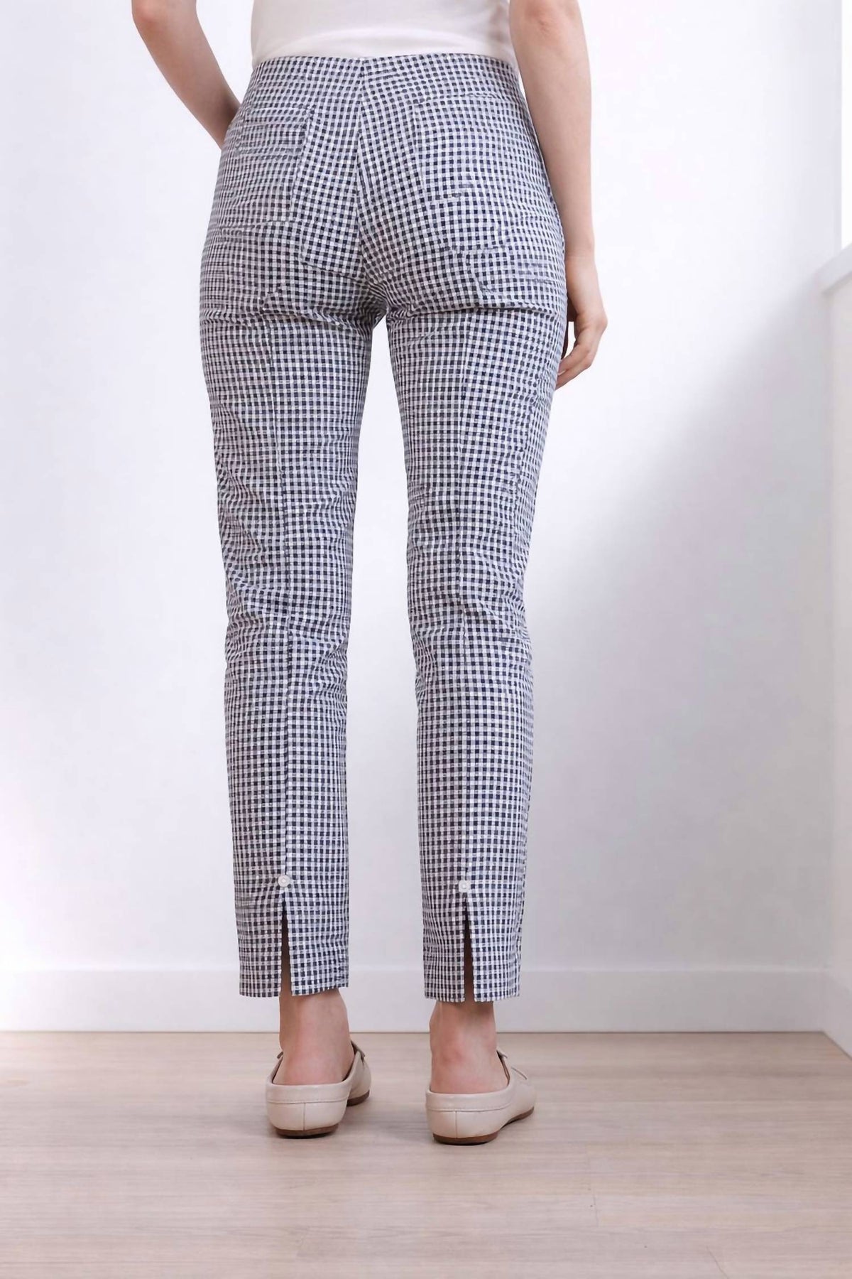 J'Envie/Eli - Cape May Gingham Ankle Pant