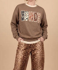 J.Nna - Multi-pattern Graphic Sweatshirt