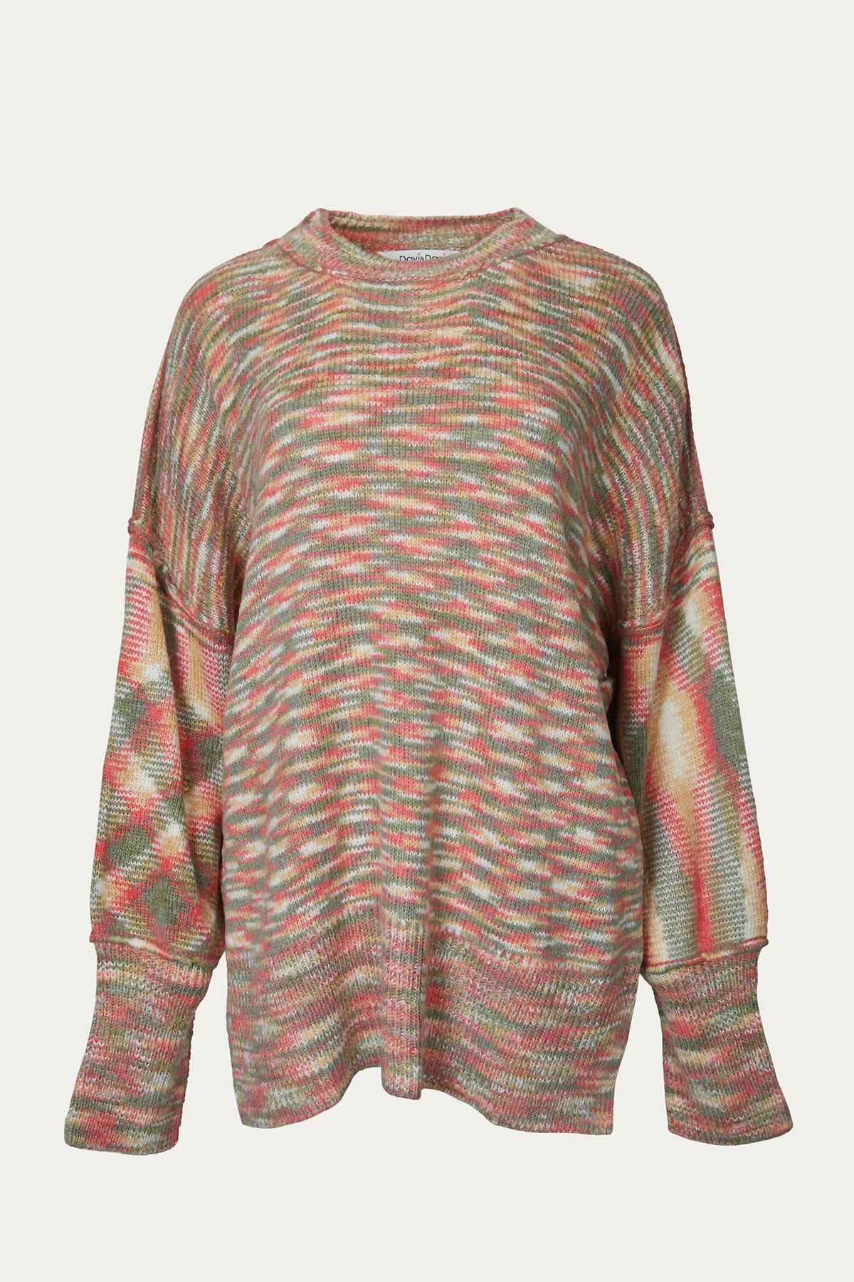 SPACE-DYE OVERSIZED SWEATER
