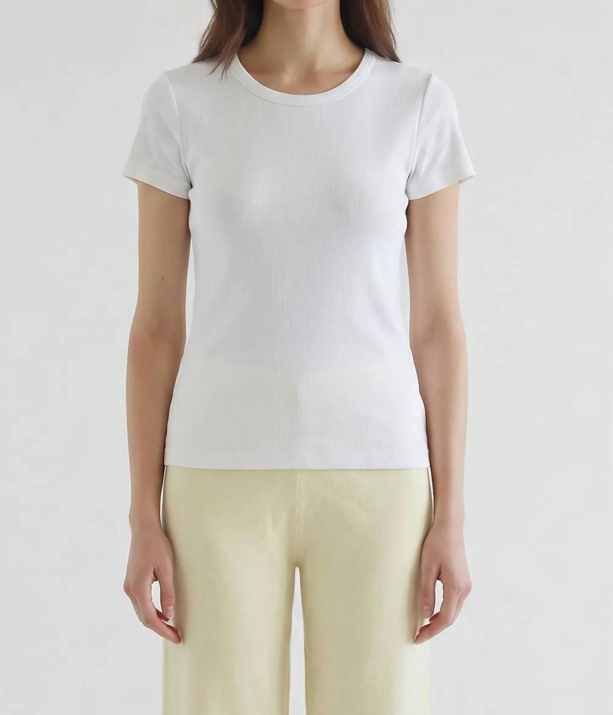 Jac Parker - Ribbed Crew Neck Tee