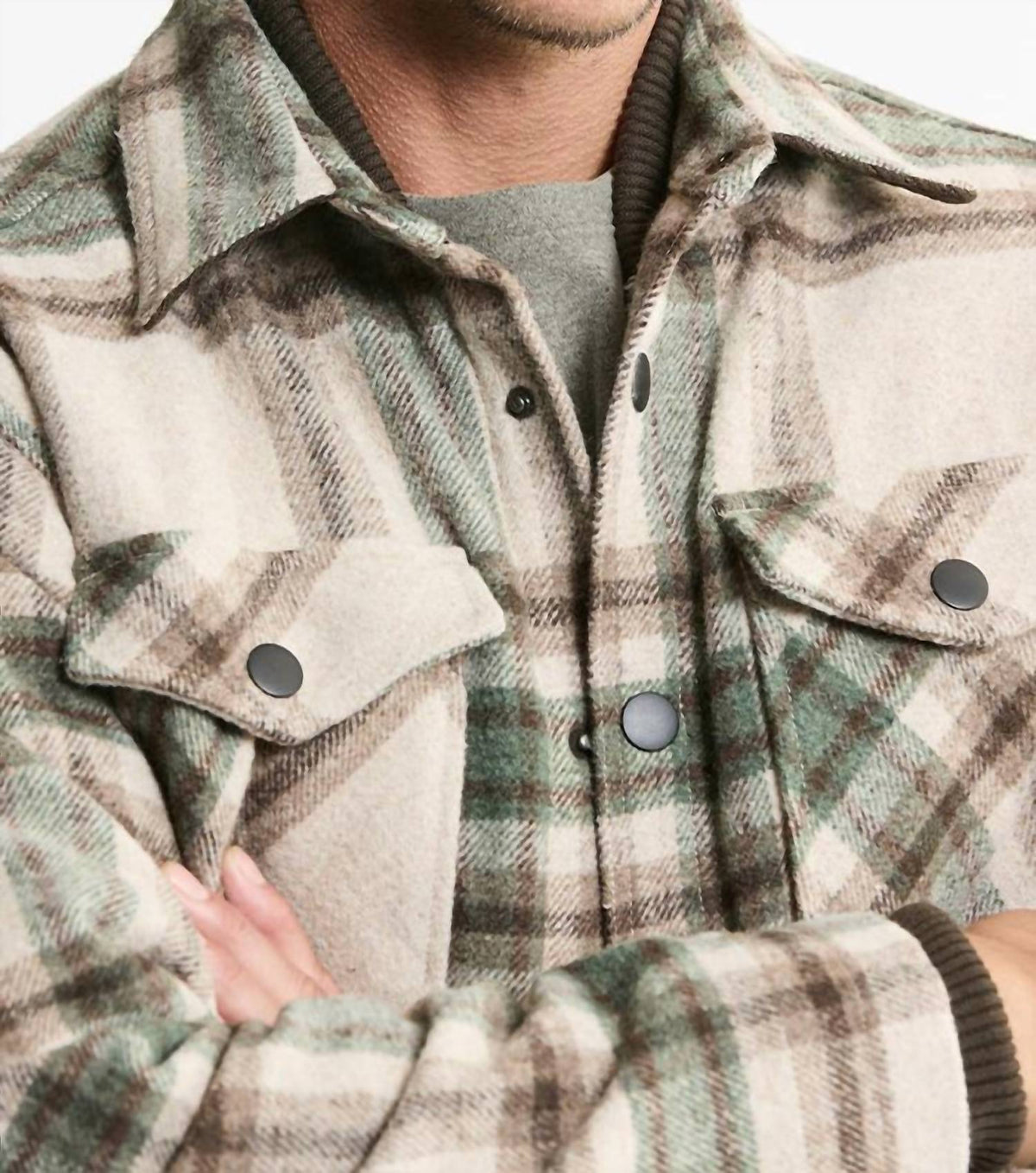 Jachs New York - Sherpa Lined Wool Blend Jacket