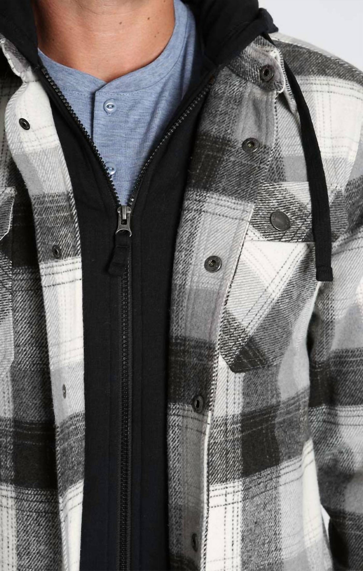 Jachs New York - Wool Blend Hooded Jacket