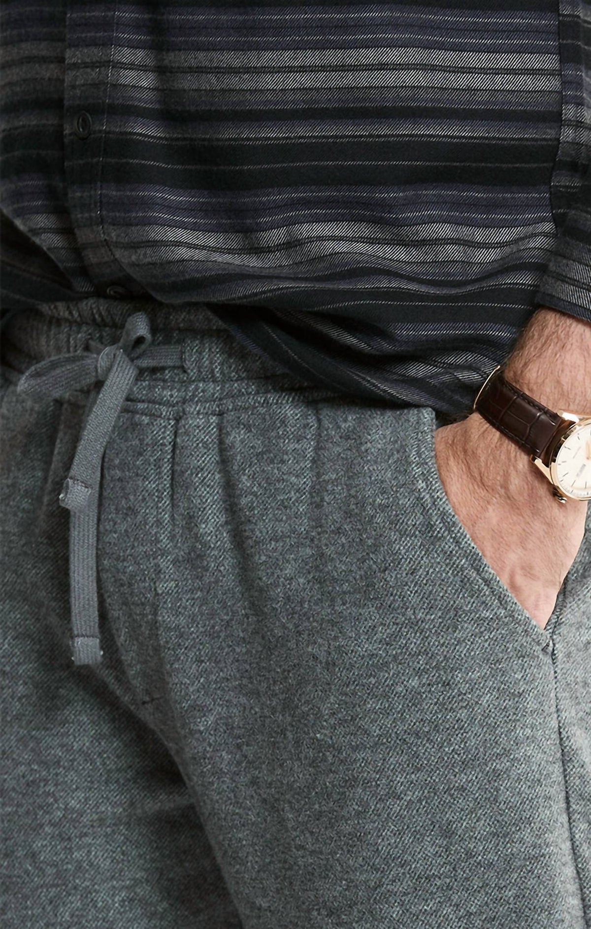 Jachs New York - Wool Blend Knit Jogger Pants