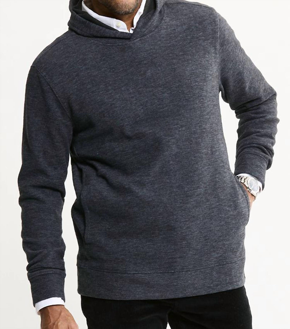 Jachs New York - Wool Blend Pullover Hoodie