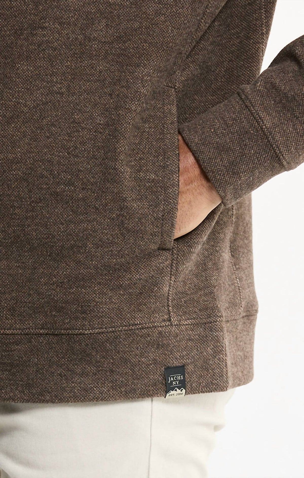 Jachs New York - Wool Blend Pullover Hoodie