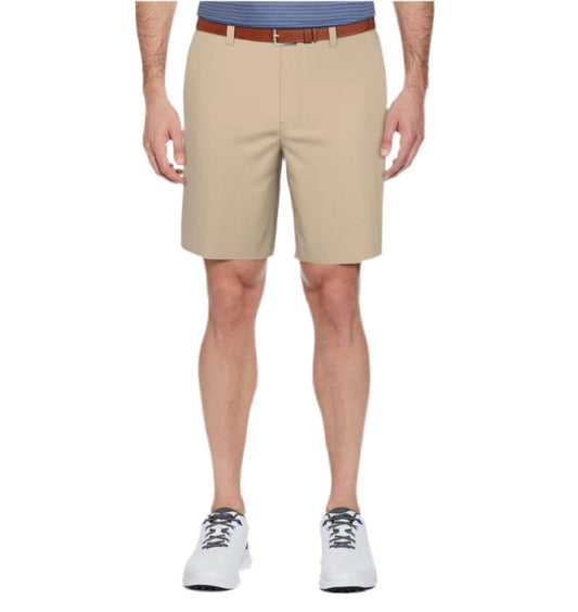 Jack Nicklaus - Men's Active Flex Shorts - beige - clothing - jean - shorts