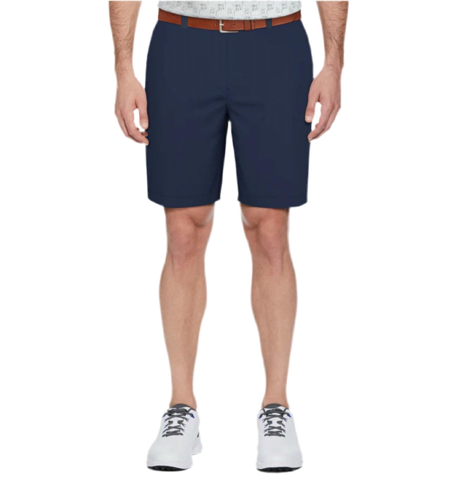 Jack Nicklaus - Men's Active Flex Shorts - blue - clothing - jean - shorts