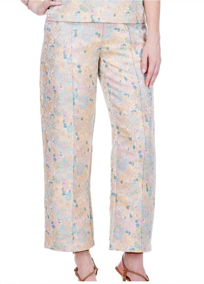 Jade - Brocade Ankle Pant